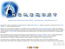Tablet Screenshot of angrenost.org